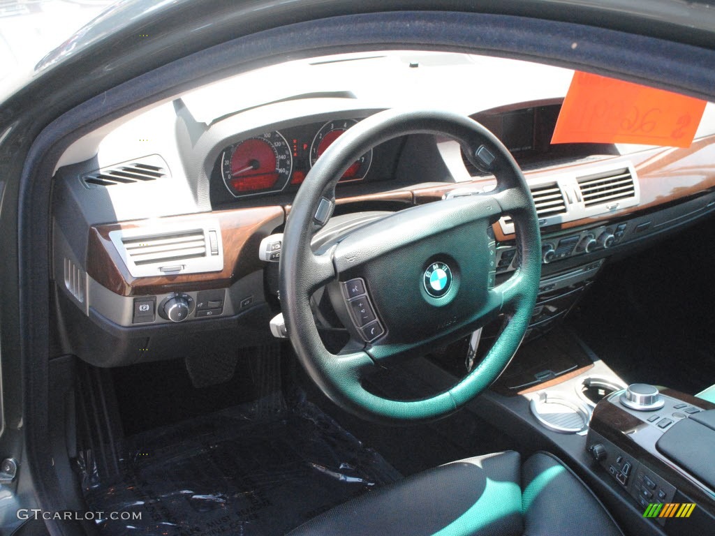 2006 7 Series 750Li Sedan - Titanium Grey Metallic / Black/Black photo #9