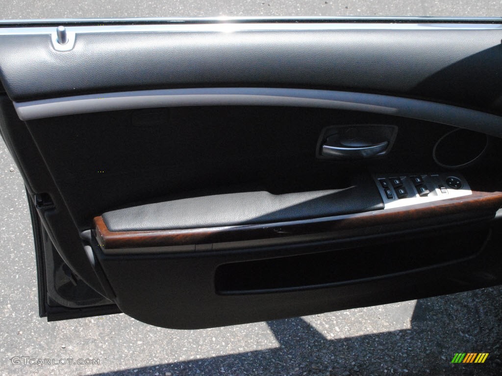 2006 7 Series 750Li Sedan - Titanium Grey Metallic / Black/Black photo #10