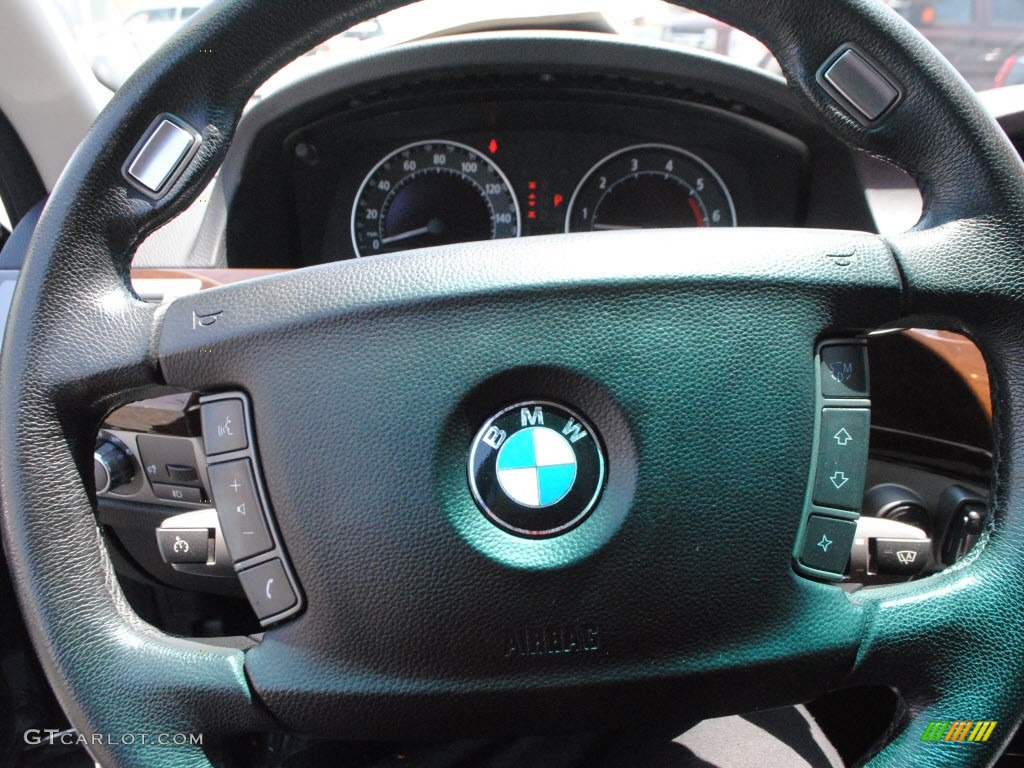 2006 7 Series 750Li Sedan - Titanium Grey Metallic / Black/Black photo #13