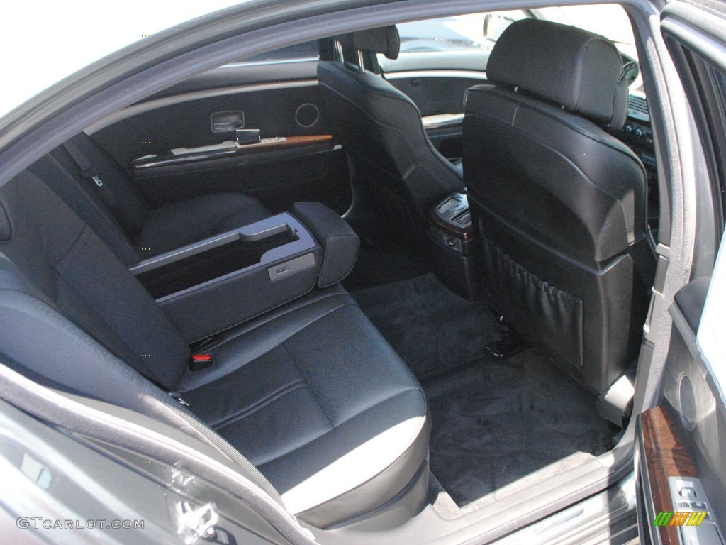 2006 7 Series 750Li Sedan - Titanium Grey Metallic / Black/Black photo #22