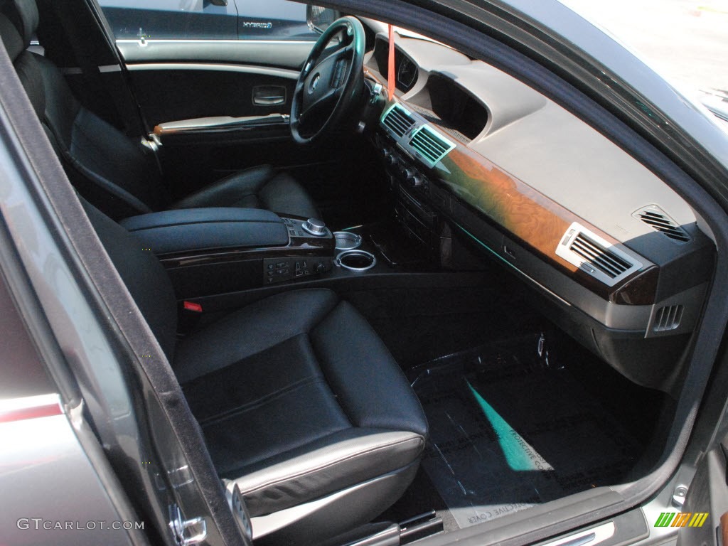 2006 7 Series 750Li Sedan - Titanium Grey Metallic / Black/Black photo #23