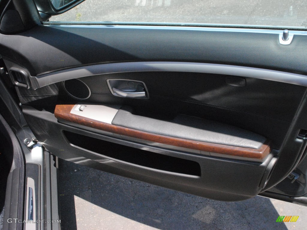 2006 7 Series 750Li Sedan - Titanium Grey Metallic / Black/Black photo #24