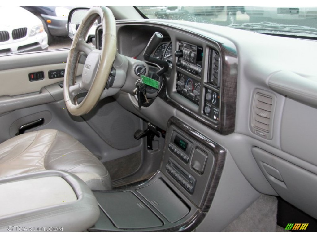 2002 Sierra 1500 Denali Extended Cab 4WD - Onyx Black / Stone Gray photo #4