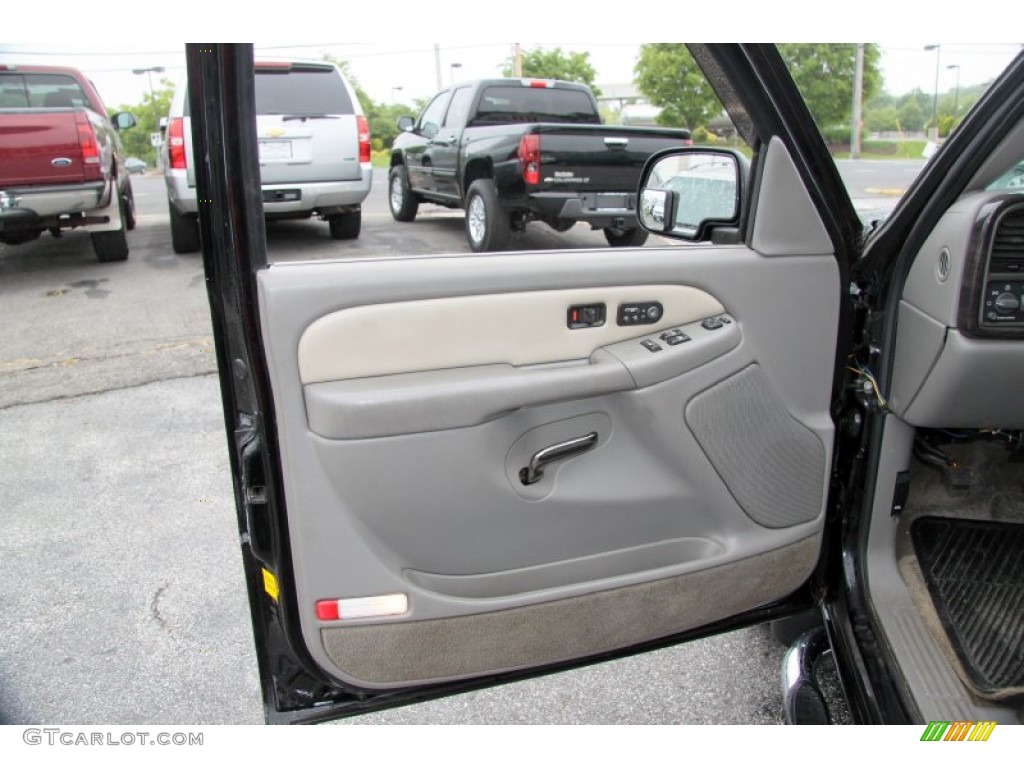 2002 Sierra 1500 Denali Extended Cab 4WD - Onyx Black / Stone Gray photo #22