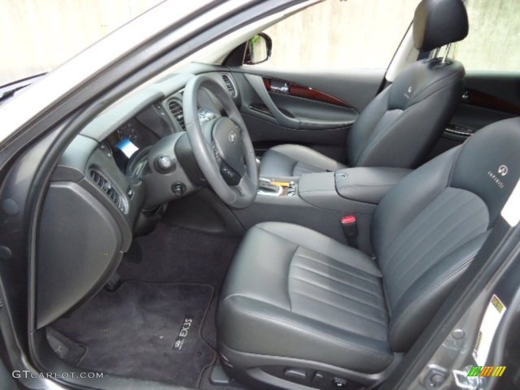 Graphite Interior 2011 Infiniti EX 35 AWD Photo #65603177