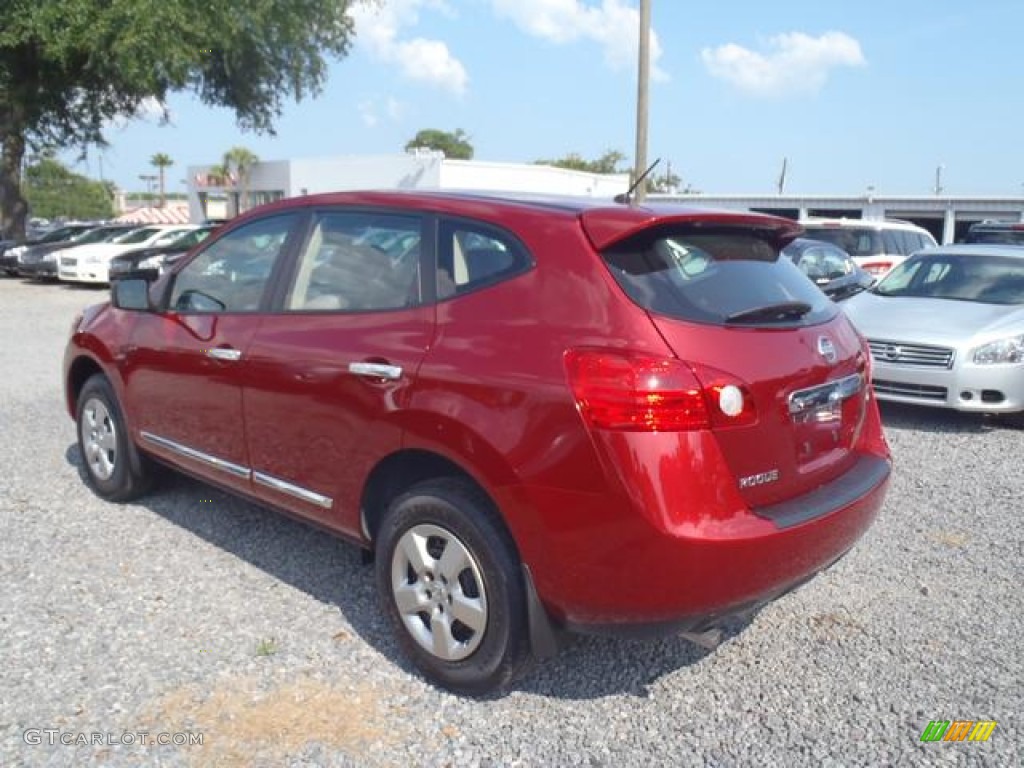 2012 Rogue S - Cayenne Red / Black photo #12