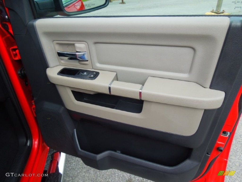 2011 Ram 1500 SLT Quad Cab - Flame Red / Dark Slate Gray/Medium Graystone photo #22