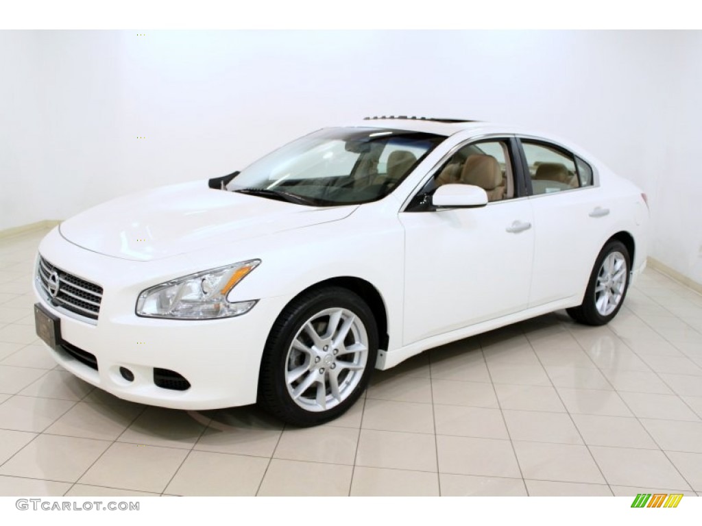 Winter Frost White 2009 Nissan Maxima 3.5 SV Exterior Photo #65604938