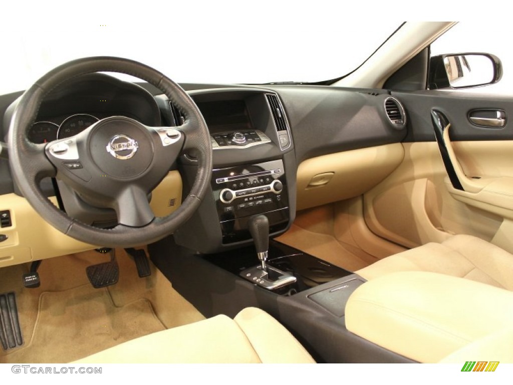 2009 Nissan Maxima 3.5 SV Caffe Latte Dashboard Photo #65604962