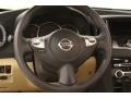 2009 Nissan Maxima Caffe Latte Interior Steering Wheel Photo