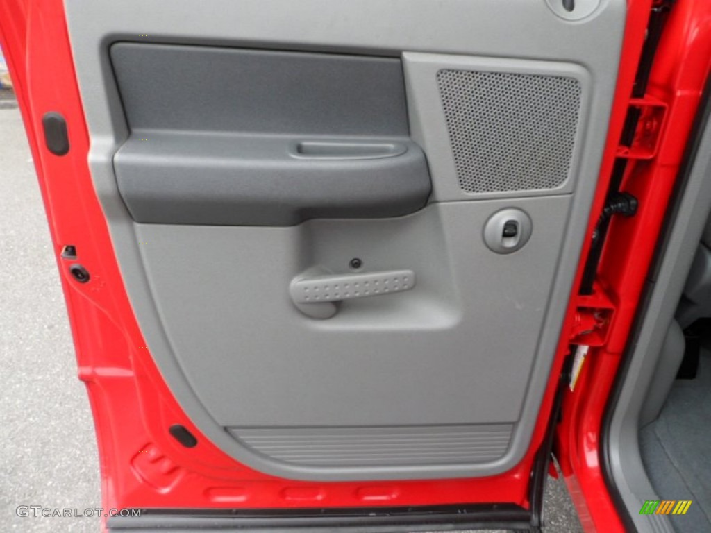 2007 Ram 1500 SLT Quad Cab 4x4 - Flame Red / Medium Slate Gray photo #25