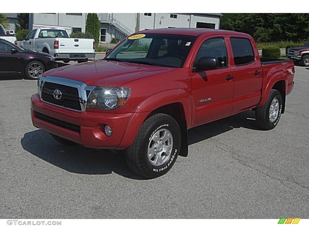 Barcelona Red Metallic Toyota Tacoma