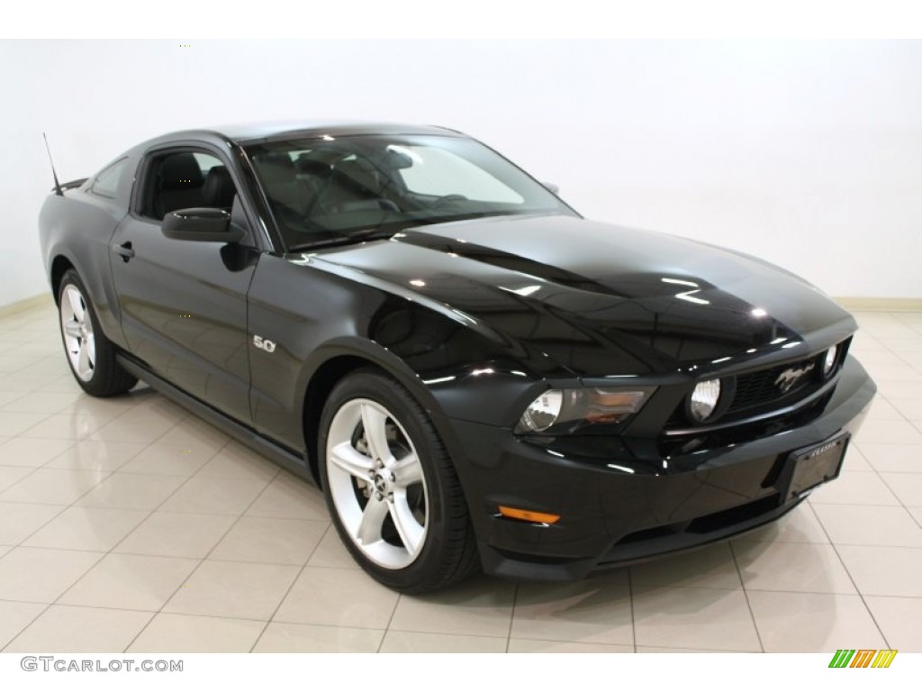 Black 2012 Ford Mustang GT Premium Coupe Exterior Photo #65606720
