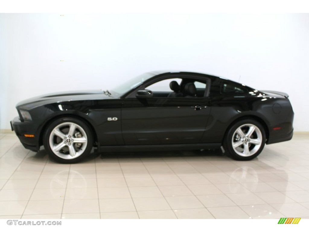 Black 2012 Ford Mustang GT Premium Coupe Exterior Photo #65606729