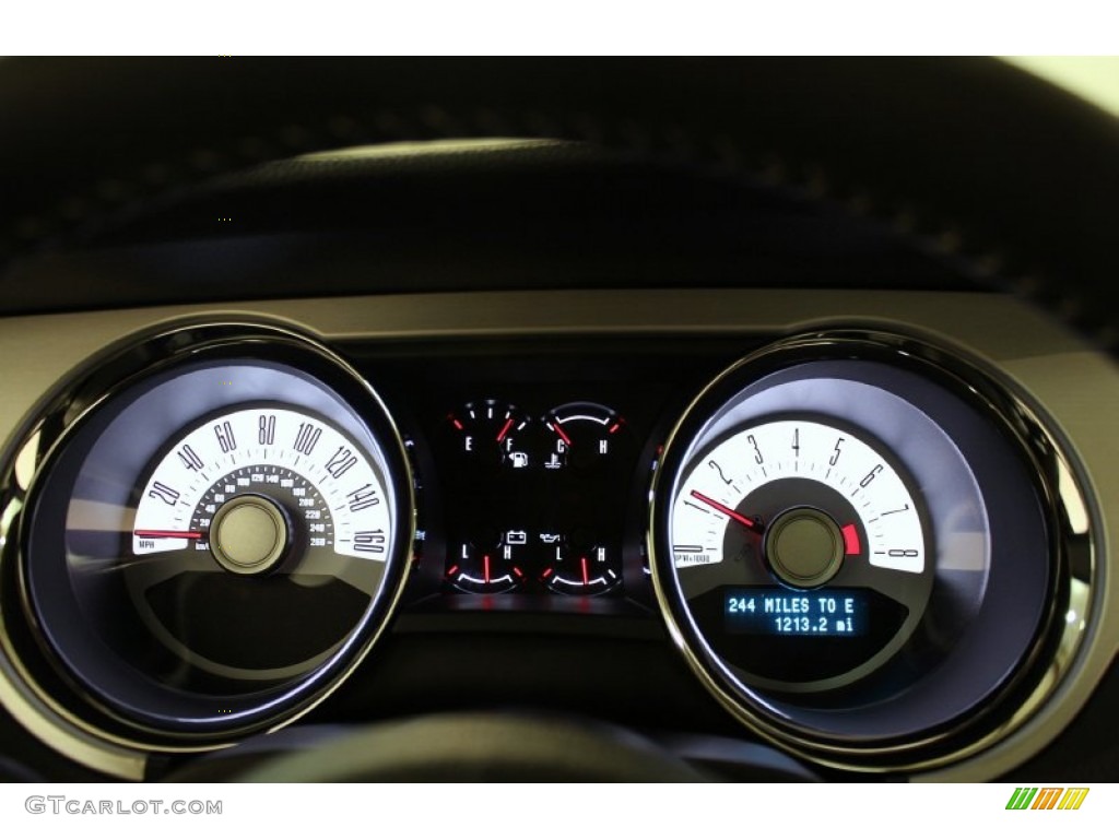 2012 Ford Mustang GT Premium Coupe Gauges Photo #65606750