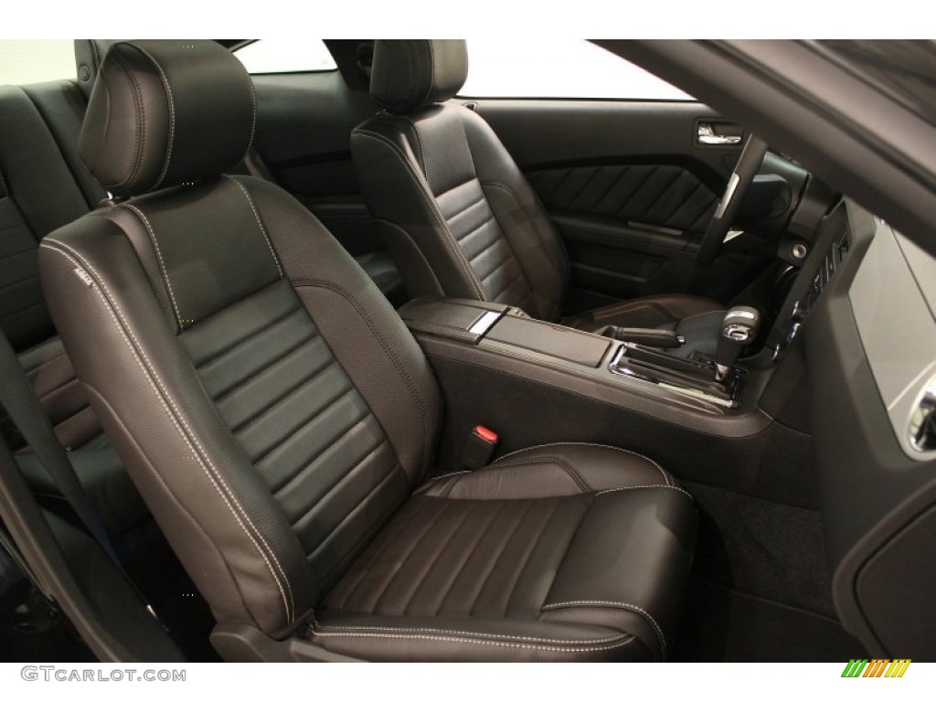 Charcoal Black Interior 2012 Ford Mustang GT Premium Coupe Photo #65606768