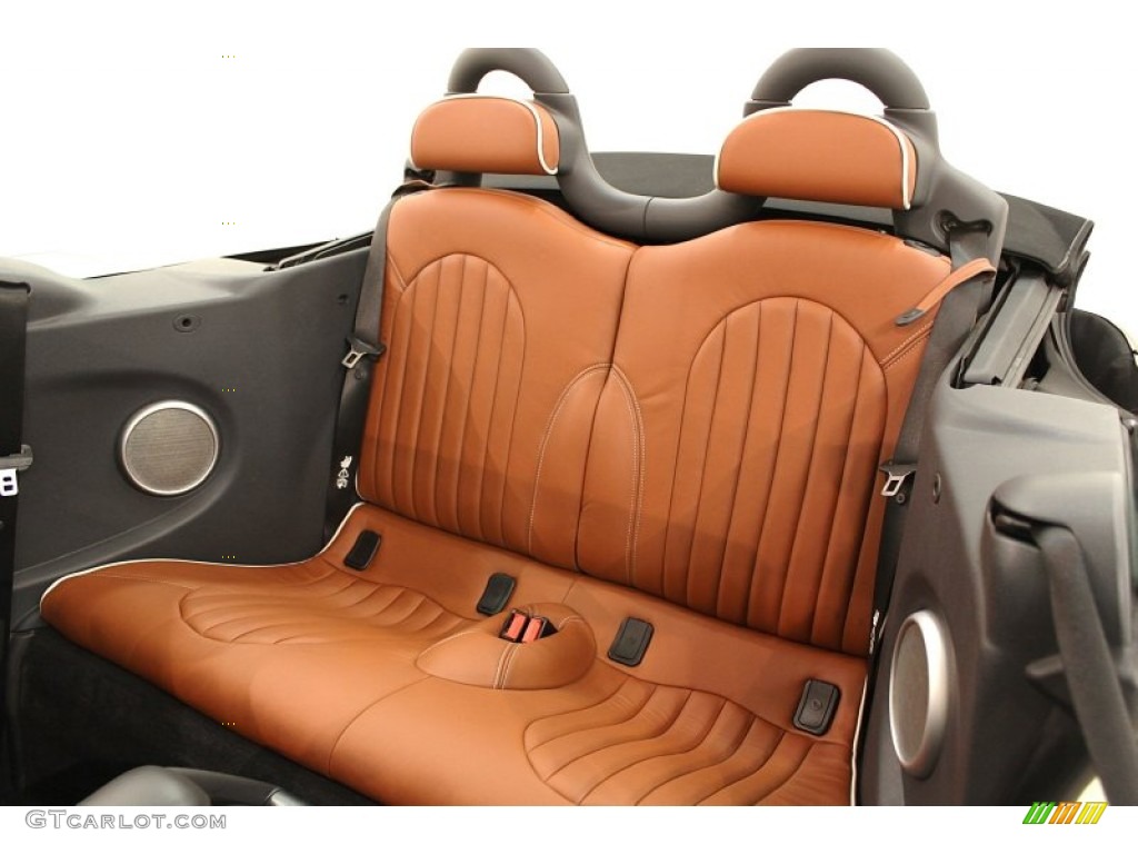 Lounge Malt Brown Interior 2007 Mini Cooper Convertible Sidewalk Edition Photo #65606933