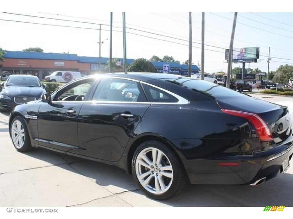 2012 XJ XJL Portfolio - Midnight Black / Ivory/Jet photo #3