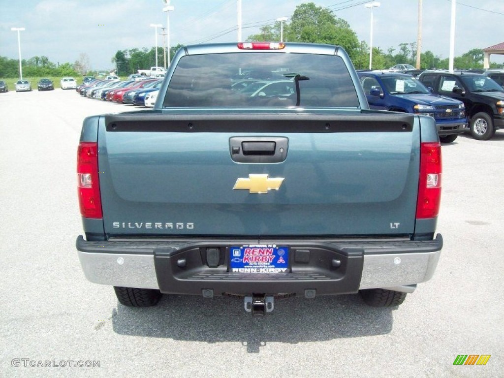 2012 Silverado 1500 LT Crew Cab 4x4 - Blue Granite Metallic / Light Titanium/Dark Titanium photo #13