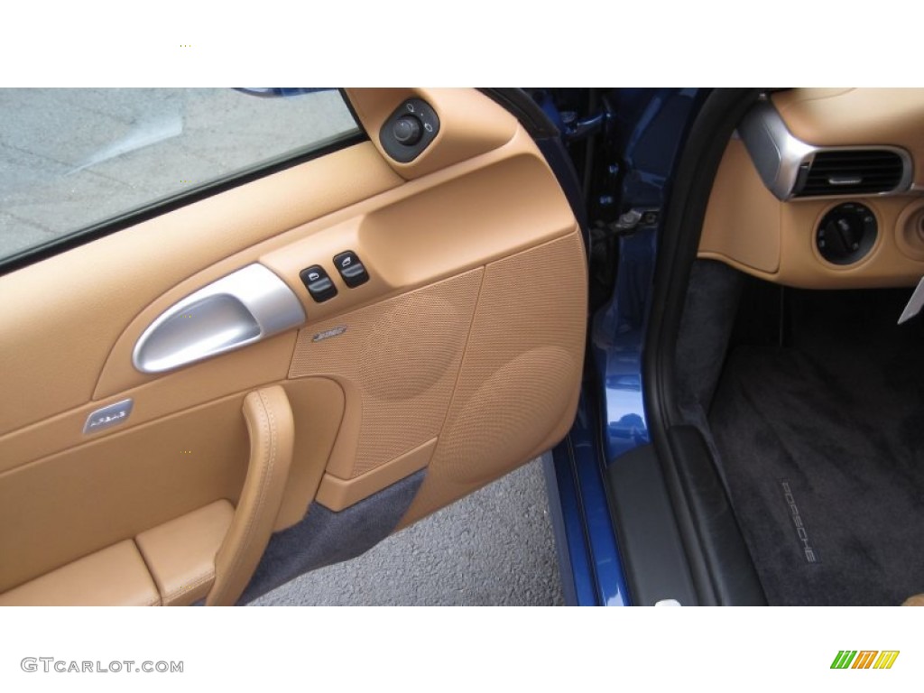 2007 911 Carrera 4S Coupe - Cobalt Blue Metallic / Sand Beige photo #10