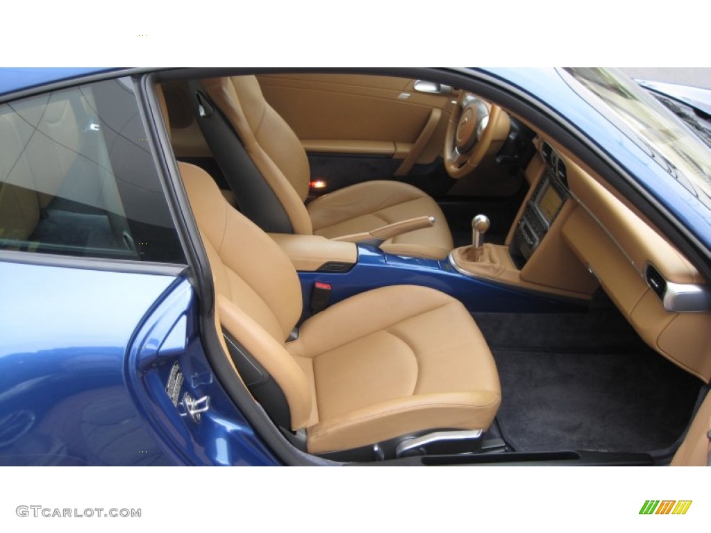 2007 911 Carrera 4S Coupe - Cobalt Blue Metallic / Sand Beige photo #22