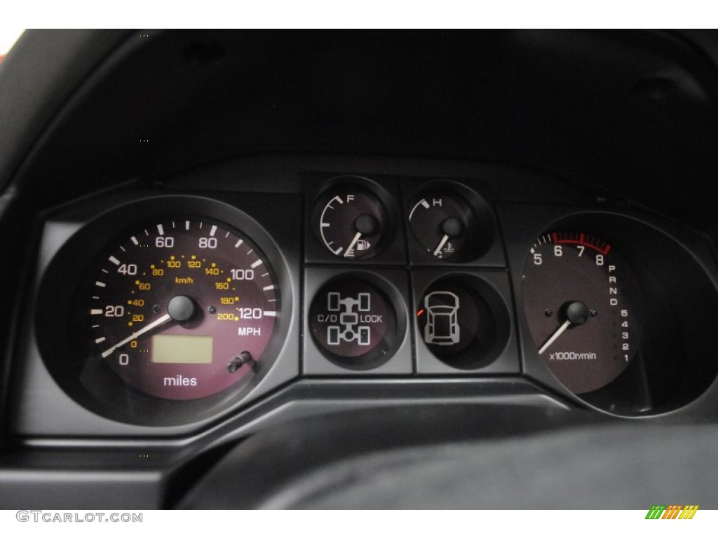 2002 Mitsubishi Montero Limited 4x4 Gauges Photo #65609167