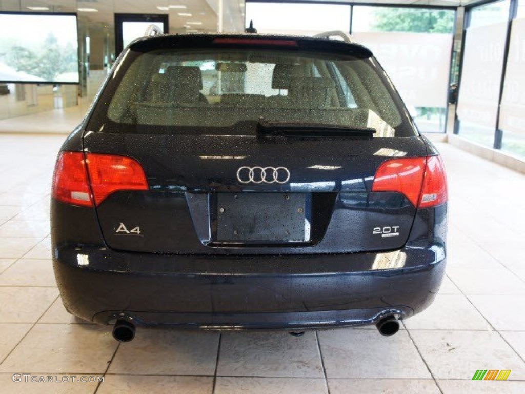 2008 A4 2.0T quattro Avant - Deep Sea Blue Pearl Effect / Beige photo #6