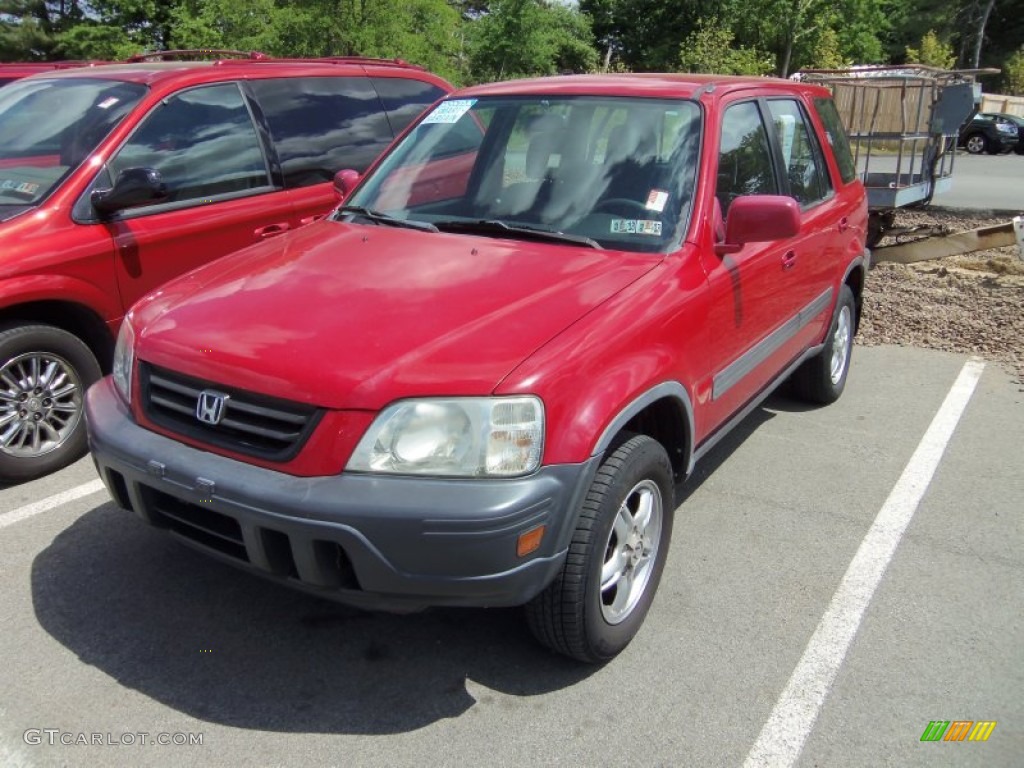 1999 CR-V EX 4WD - Milano Red / Charcoal photo #2