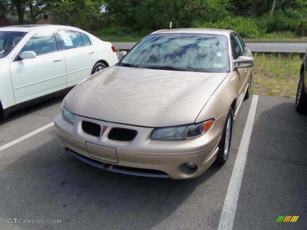 2002 Grand Prix GT Sedan - Champagne Beige Metallic / Dark Taupe photo #2