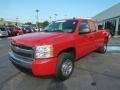 2011 Victory Red Chevrolet Silverado 1500 LS Extended Cab 4x4  photo #7