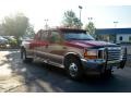 Dark Toreador Red Metallic - F350 Super Duty XLT Crew Cab Dually Photo No. 3