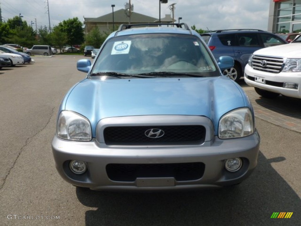 2004 Santa Fe LX - Arctic Blue / Gray photo #2