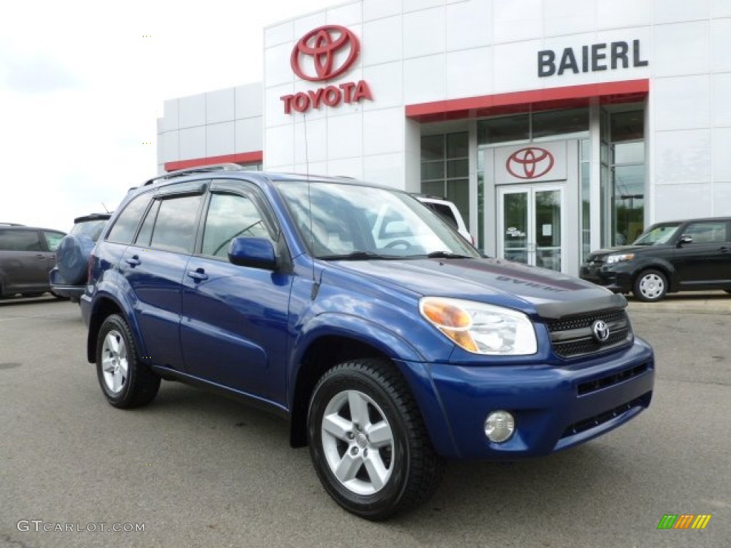 2005 RAV4 4WD - Spectra Blue Mica / Taupe photo #1