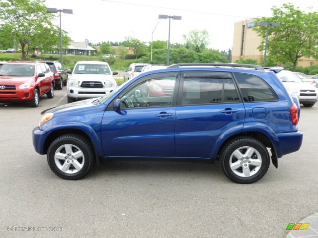 2005 RAV4 4WD - Spectra Blue Mica / Taupe photo #4