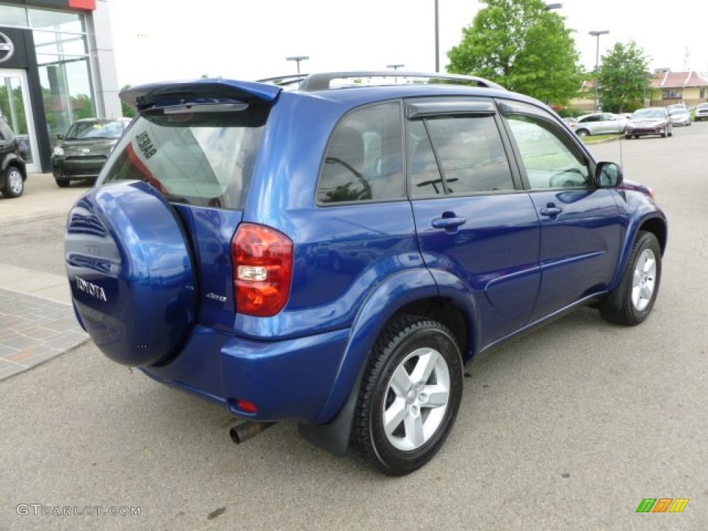 2005 RAV4 4WD - Spectra Blue Mica / Taupe photo #7