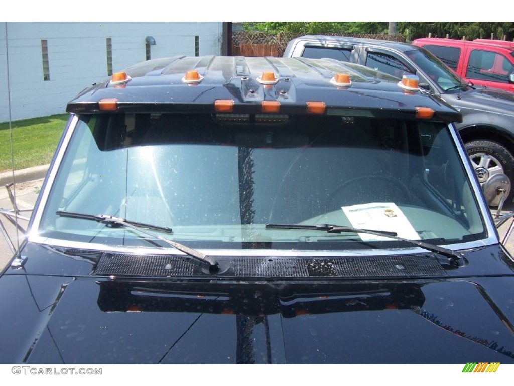 1996 F350 XLT Crew Cab Dually - Black / Grey photo #13