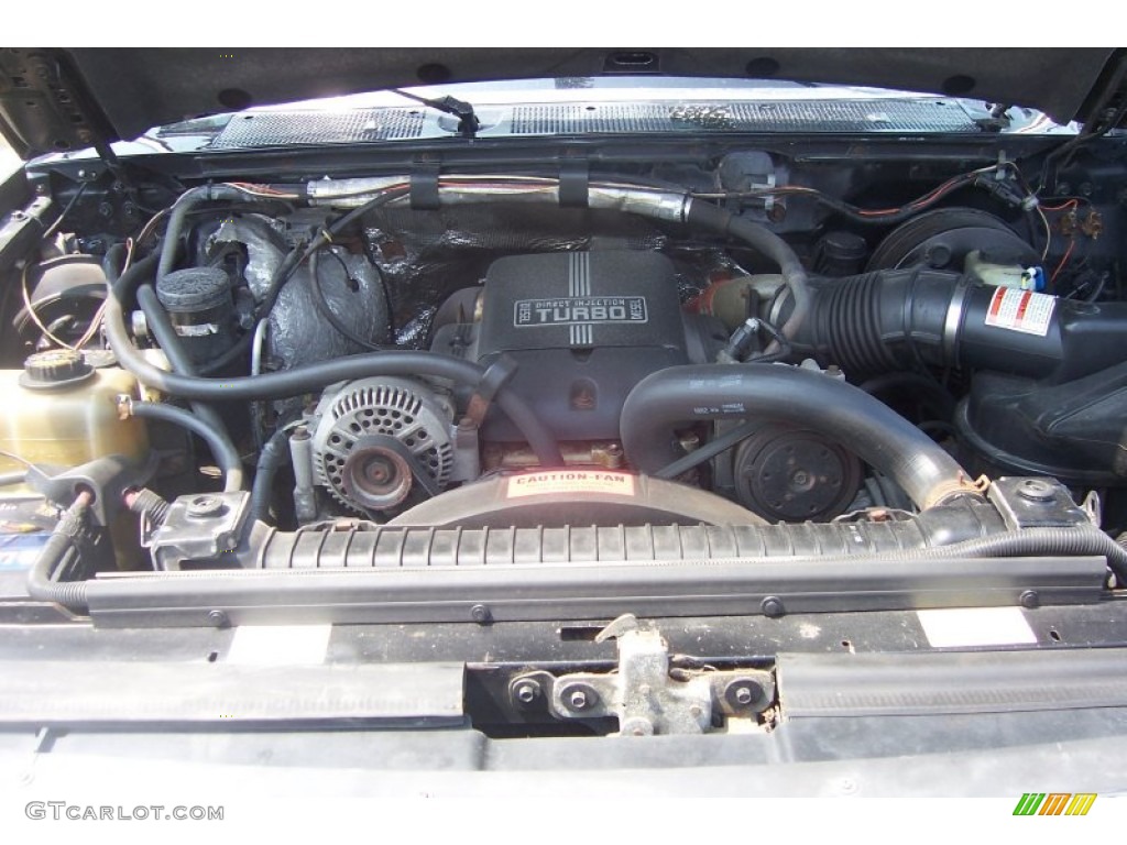 1996 F350 XLT Crew Cab Dually - Black / Grey photo #20