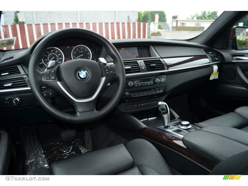 2009 BMW X6 xDrive35i Black Nevada Leather Dashboard Photo #65616123