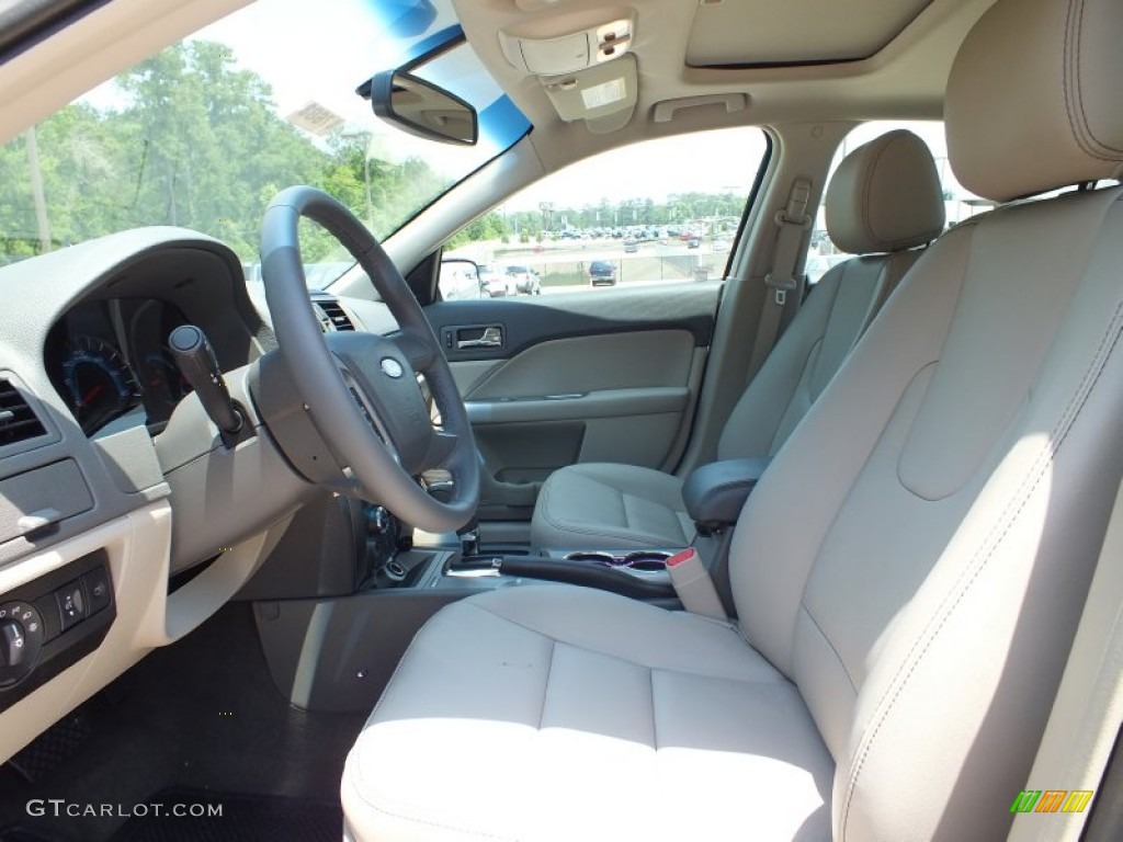 2012 Fusion SEL - White Platinum Tri-Coat / Medium Light Stone photo #3