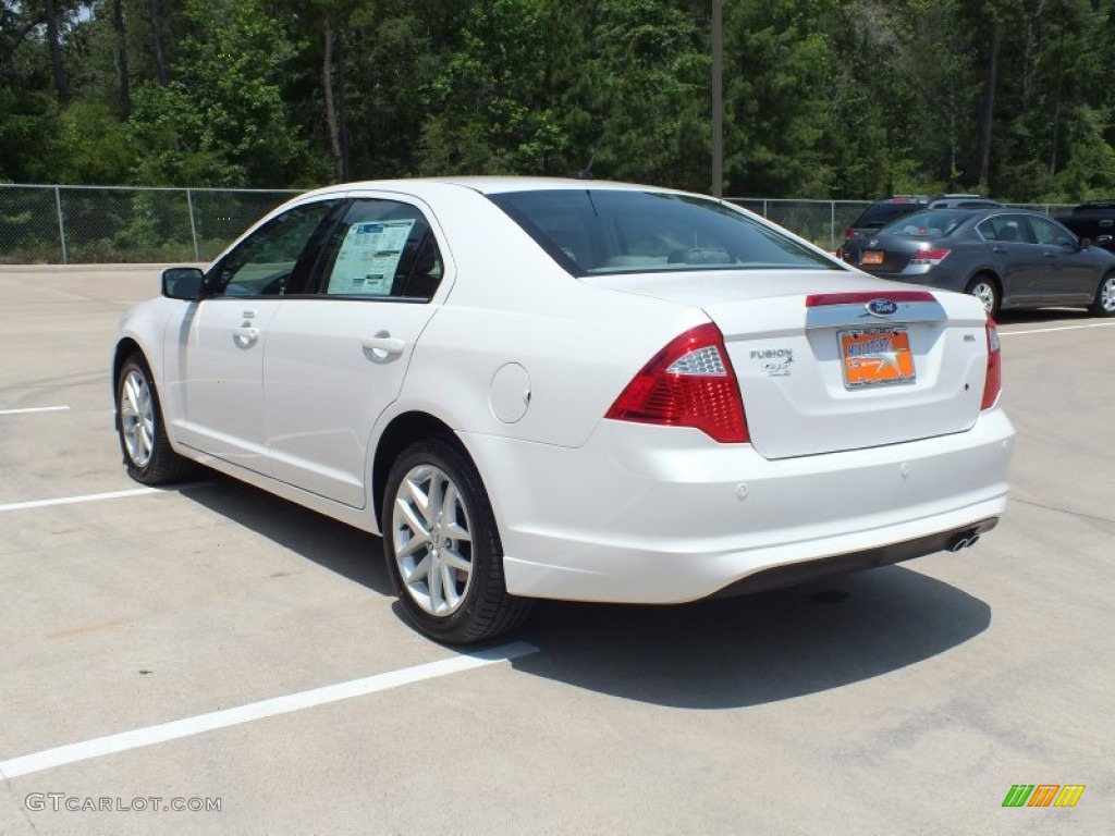 2012 Fusion SEL - White Platinum Tri-Coat / Medium Light Stone photo #7