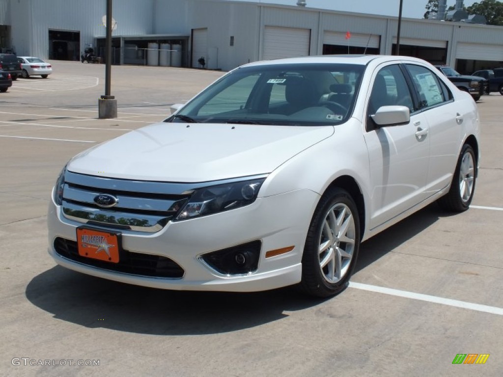 2012 Fusion SEL - White Platinum Tri-Coat / Medium Light Stone photo #9