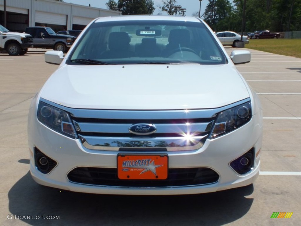 2012 Fusion SEL - White Platinum Tri-Coat / Medium Light Stone photo #10