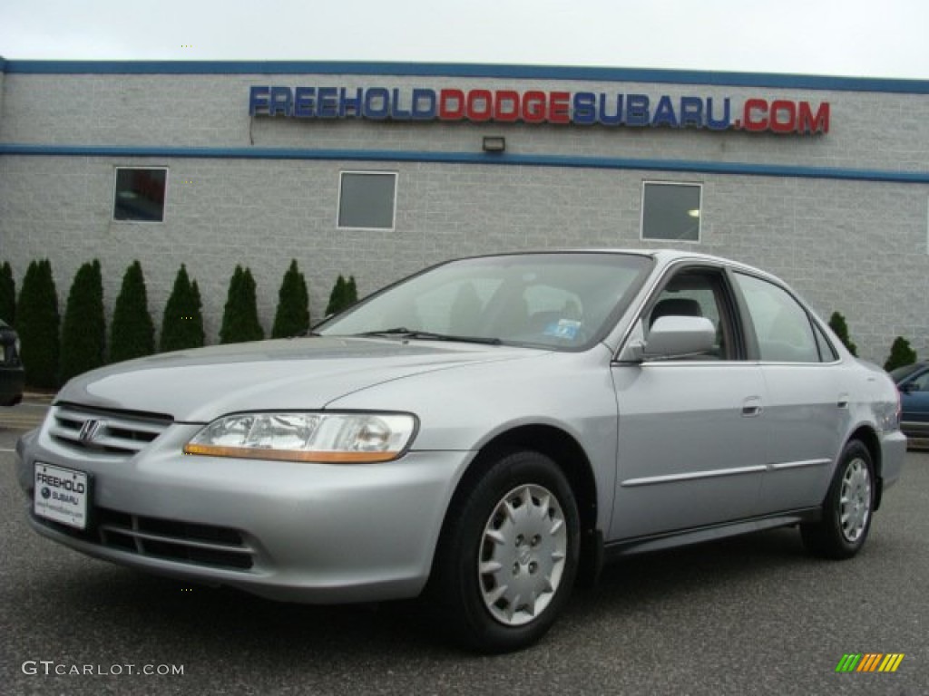 2001 Accord LX Sedan - Satin Silver Metallic / Quartz Gray photo #1
