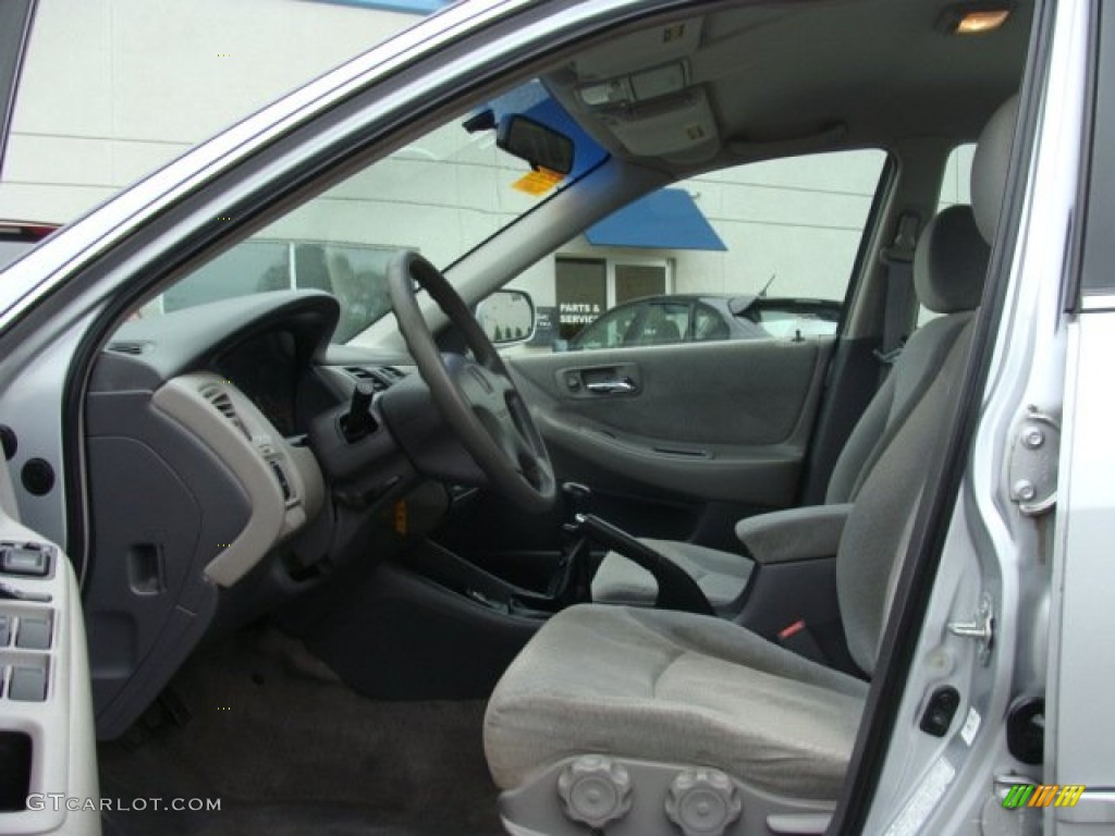Quartz Gray Interior 2001 Honda Accord LX Sedan Photo #65617350