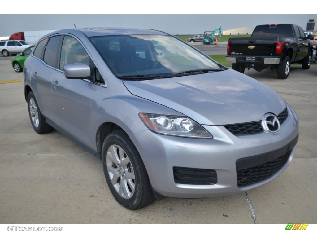 Liquid Platinum Metallic 2007 Mazda CX-7 Sport Exterior Photo #65617839