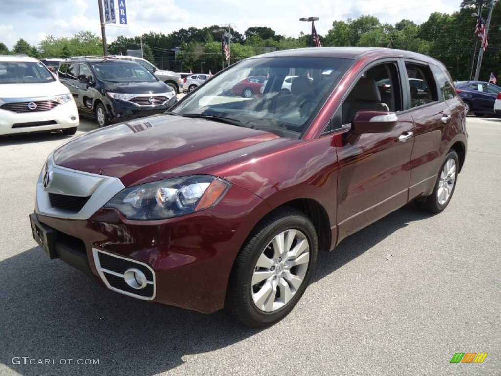 Basque Red Pearl 2011 Acura RDX Technology Exterior Photo #65617966