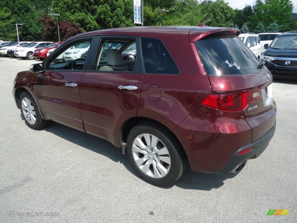 Basque Red Pearl 2011 Acura RDX Technology Exterior Photo #65618031