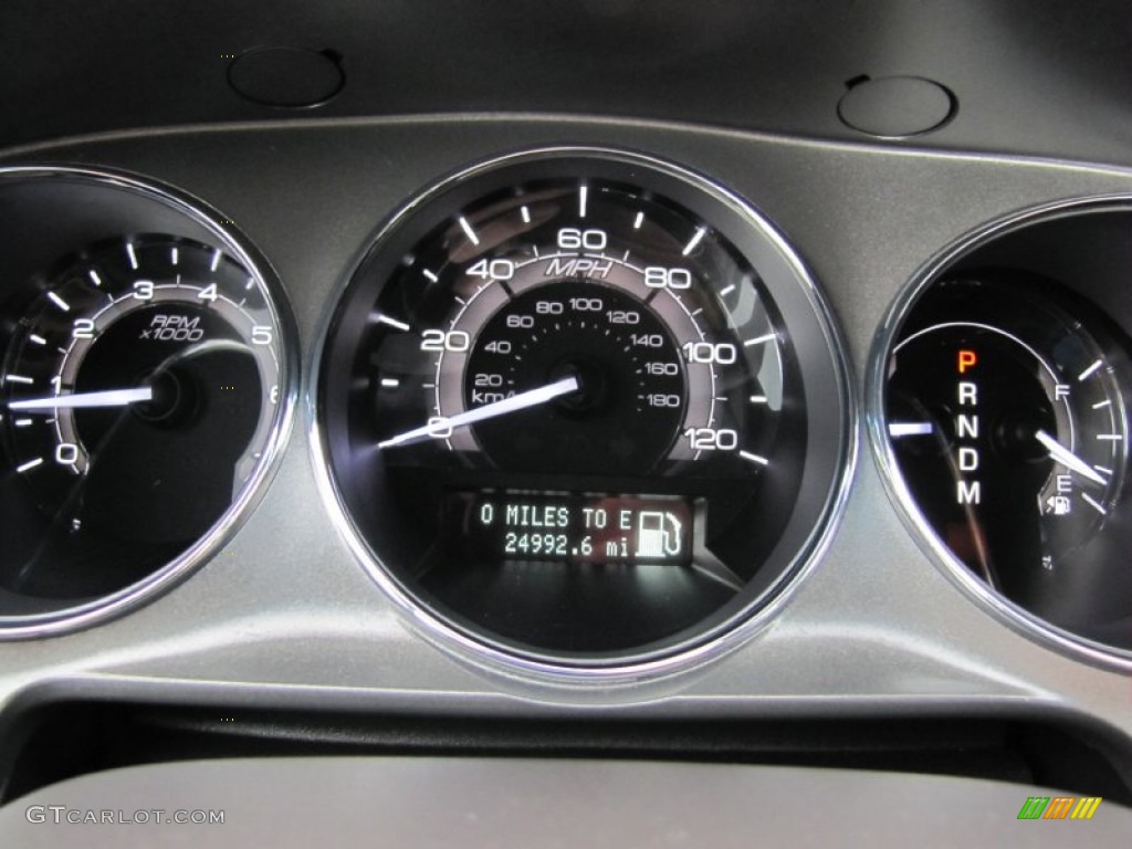 2010 Lincoln MKZ AWD Gauges Photo #65618365