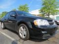 2011 Brilliant Black Crystal Pearl Dodge Avenger Mainstreet  photo #4