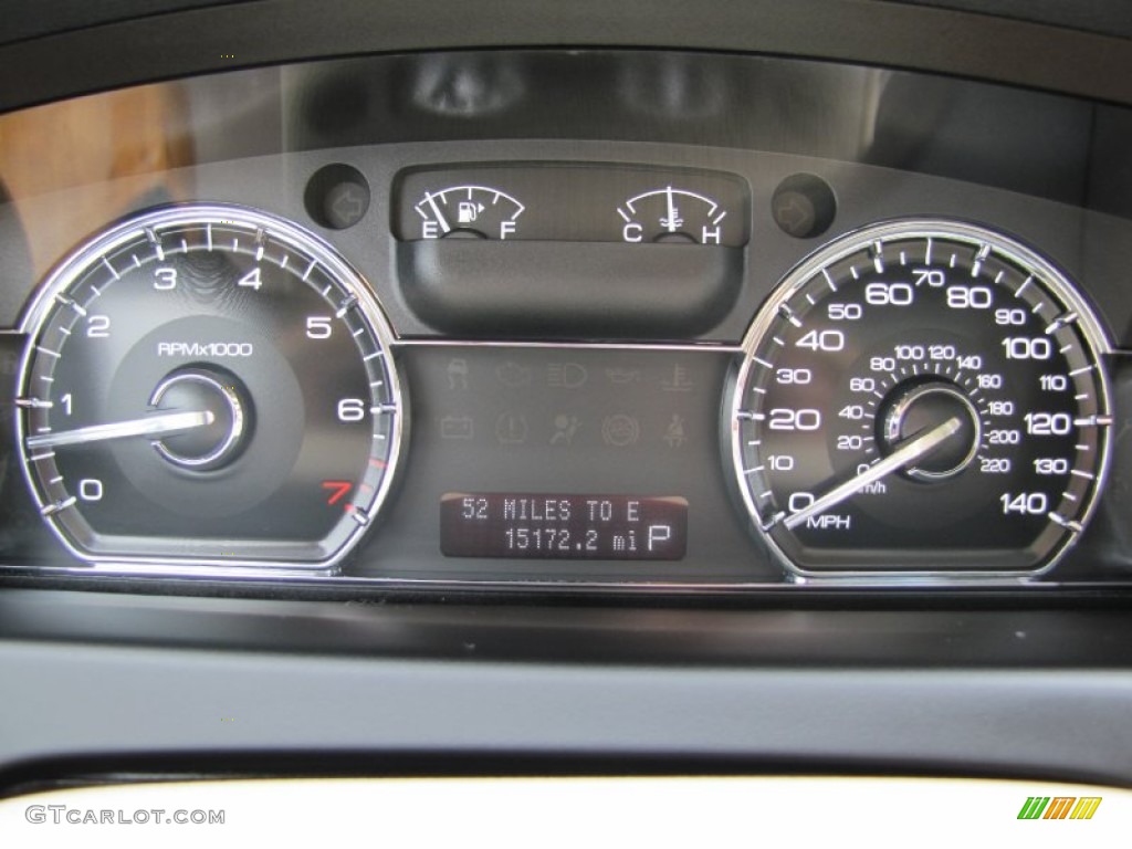 2009 Lincoln MKS AWD Sedan Gauges Photo #65618657